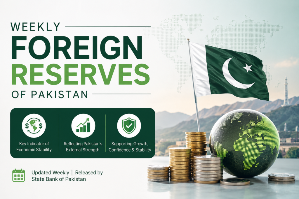Pakistan’s Forex Reserves Rise to Nearly $24bn on Strong SBP Holdings